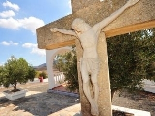 The Vía Crucis route in La Pinilla, Mazarron