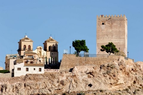Aledo castle, the Torre del Homenaje or medieval keep