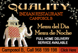 Quality Indian Restaurant and Take Away Camposol B