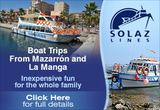 Solaz Lines Boat Trips La Manga & Mazarron