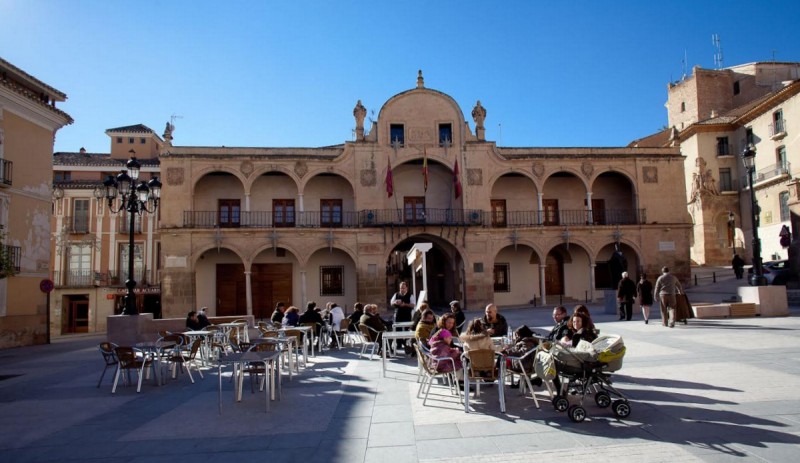 The Plaza de España in Lorca