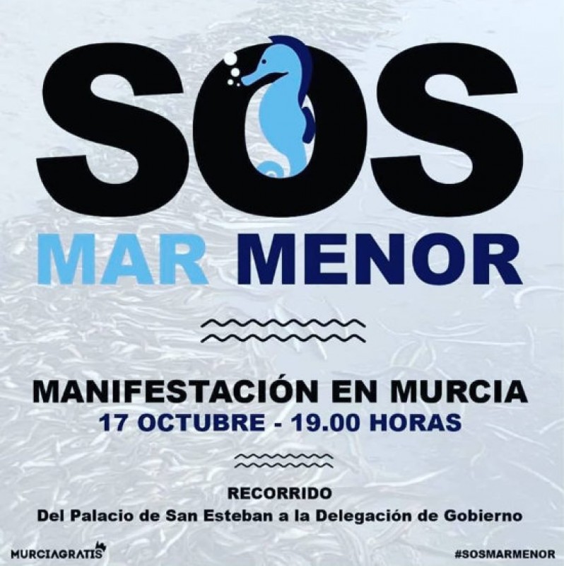 <span style='color:#780948'>ARCHIVED</span> - 17th October, SOS Mar Menor demonstration in the city of Murcia