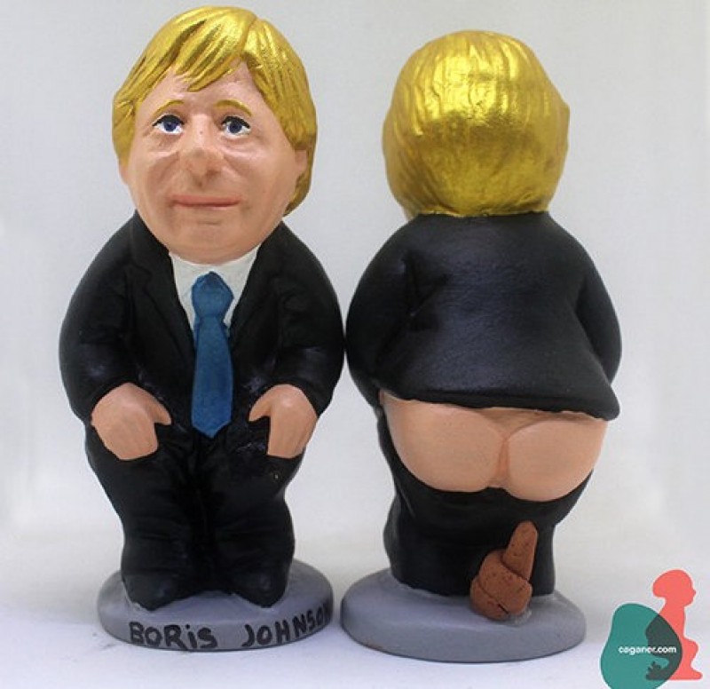 <span style='color:#780948'>ARCHIVED</span> - Boris Johnson performing well in the Catalan Christmas pooper sales race