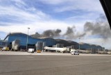 Alicante-Elche airport closed by fire in the terminal building