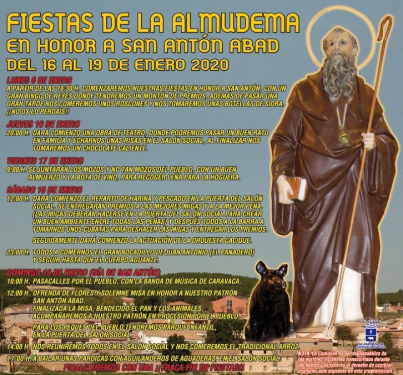 <span style='color:#780948'>ARCHIVED</span> - 16th to 19th January fiestas of san Antón La Almudema in Caravaca de la Cruz