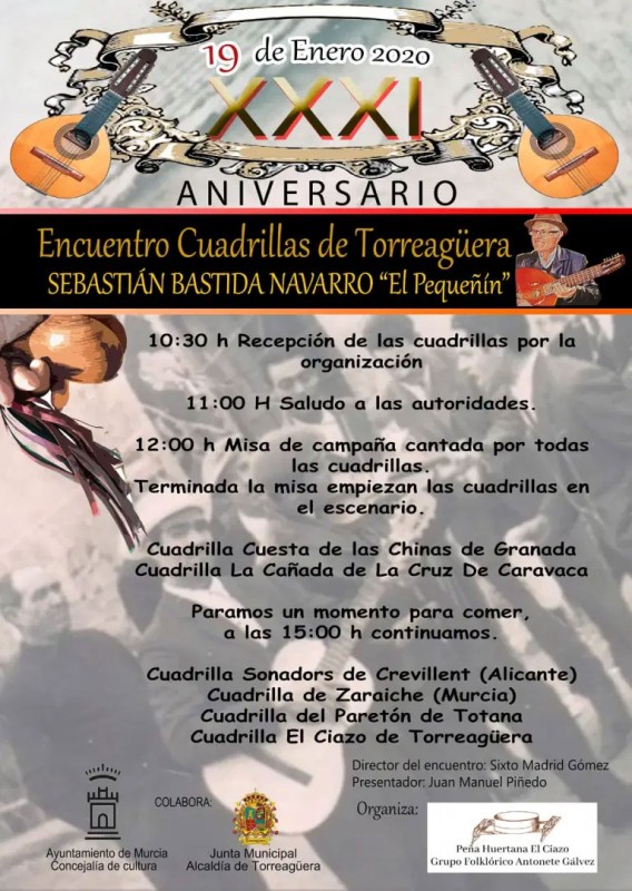 <span style='color:#780948'>ARCHIVED</span> - Sunday 19th January XXXI Encuentro de Cuadrillas in Torreaguera