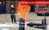Video from fire services showing why you should never pour Coca Cola onto a cooking fire