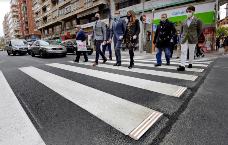 <span style='color:#780948'>ARCHIVED</span> - Smart zebra crossings installed in the city of Murcia