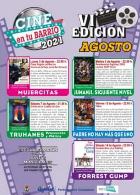 <span style='color:#780948'>ARCHIVED</span> - Enjoy a free family film outdoors this summer in Aguilas