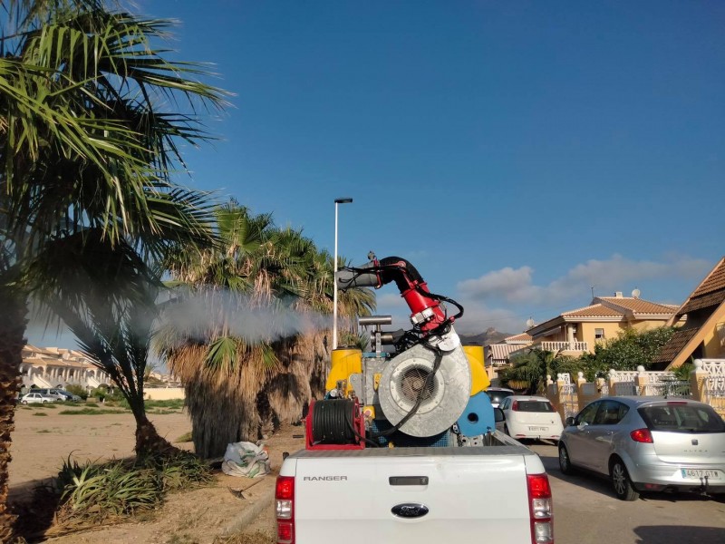<span style='color:#780948'>ARCHIVED</span> - Mazarron resumes preventative spraying to combat mosquitos