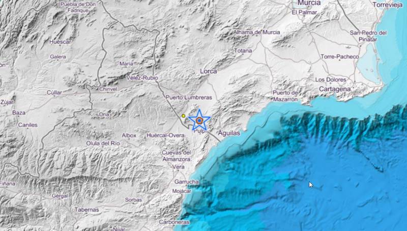 <span style='color:#780948'>ARCHIVED</span> - Earthquake of magnitude 3.5 shakes Aguilas and Almeria