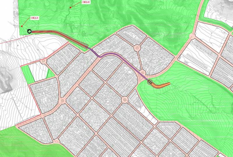 <span style='color:#780948'>ARCHIVED</span> - Camposol rambla diversion, preferred option to be evaluated