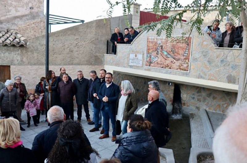 Old wash-house restored to working order in the Lorca village of Coy