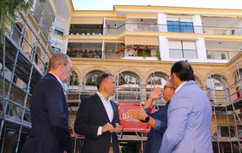 Restoration of the cloister of Santo Domingo almost complete in Lorca