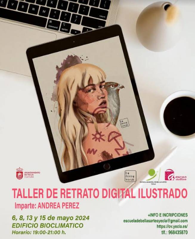 May 6 to 15 Digital portrait course in Yecla