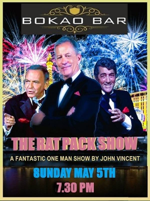 May 5 The Rat Pack Show by John Vincent at the Bokao Bar, Condado de Alhama Golf Resort