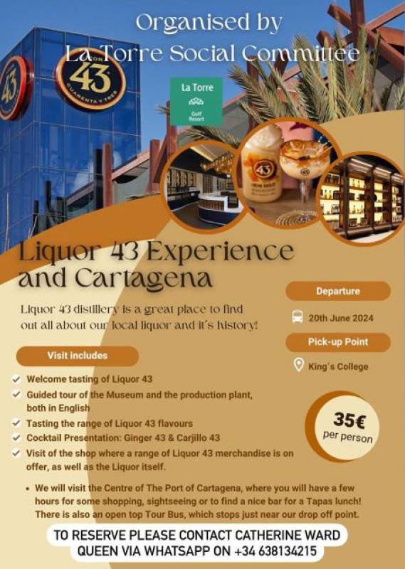 June 20 Licor 43 Experience and Cartagena trip from La Torre Golf Resort