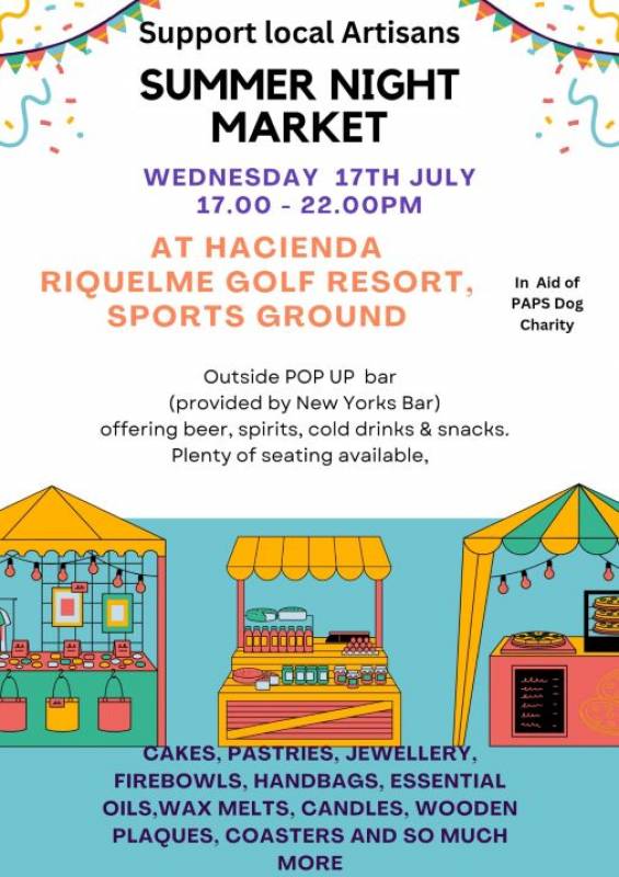 July 17 Summer Night Market at Hacienda del Alamo to raise money for PAPS