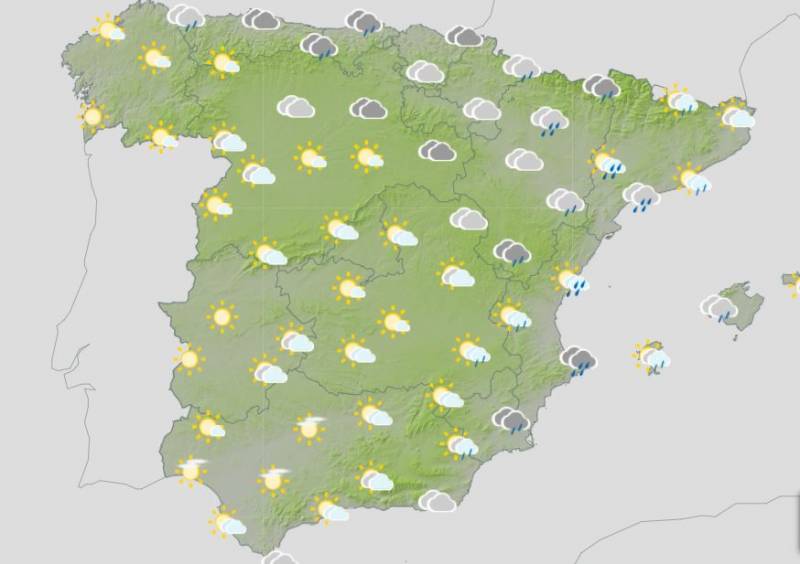 Spain weekly weather forecast October 21-24