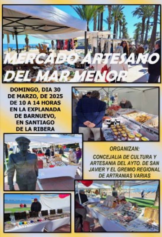 March 30 Mar Menor Craft Market in San Javier