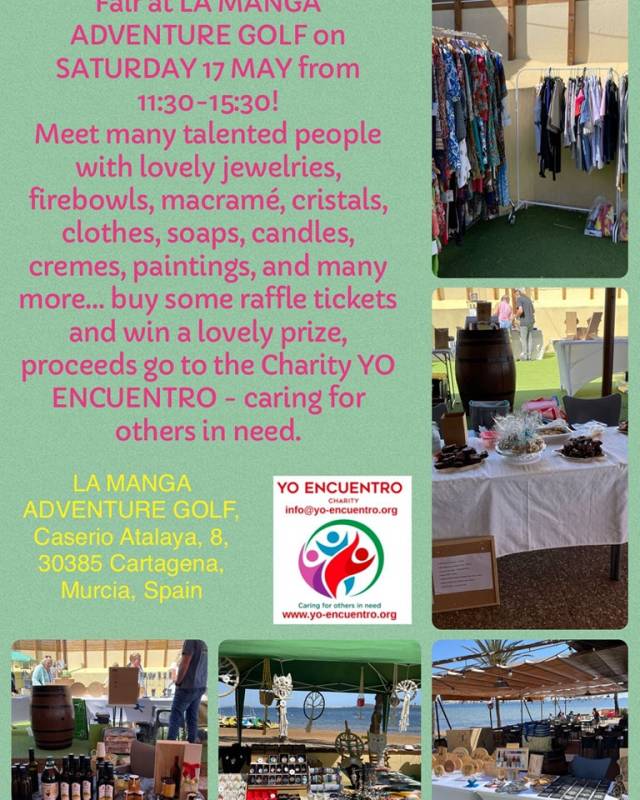May 17 Spring fair at La Manga Adventure Golf in aid of Yo Encuentro