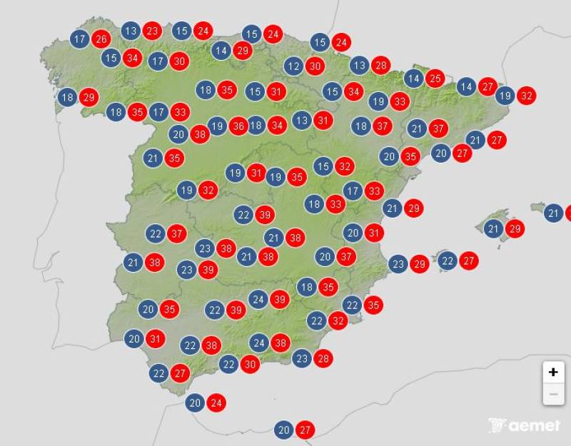 New heatwave brings boiling temperatures: Spain weather forecast June 16-19