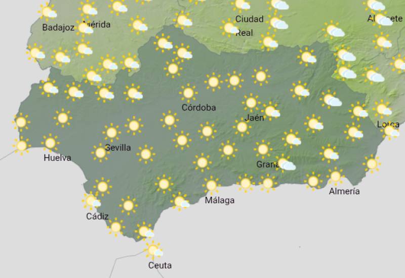 Andalucía weekend weather forecast July 3-6: Still hot across the region but a little cooler in the west