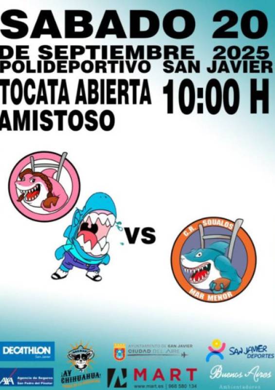 September 20 Open day of Club Squalos Mar Menor rugby club in San Javier