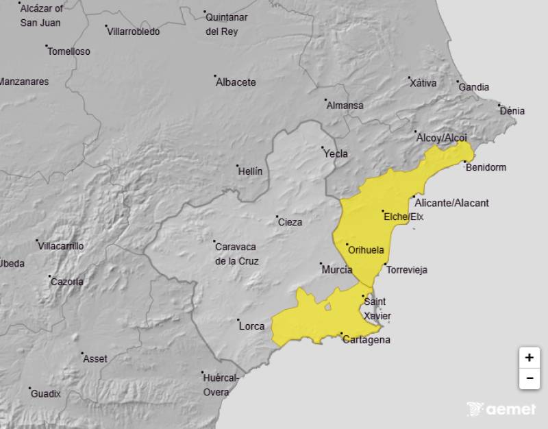 Storm warnings this week: Murcia weather forecast September 22-25