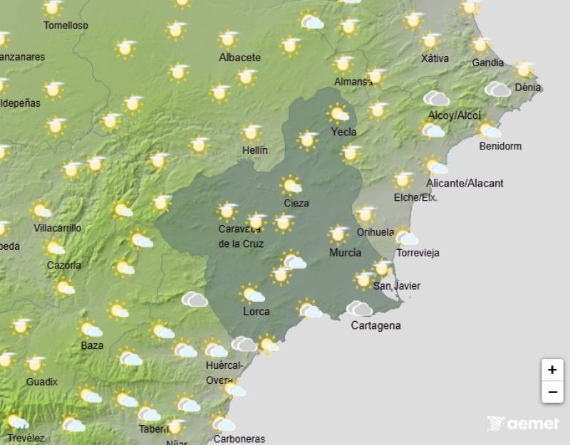Storm warnings this week: Murcia weather forecast September 22-25