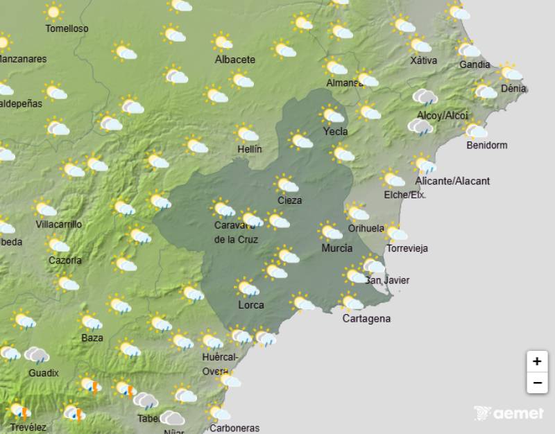 Storm warnings this week: Murcia weather forecast September 22-25