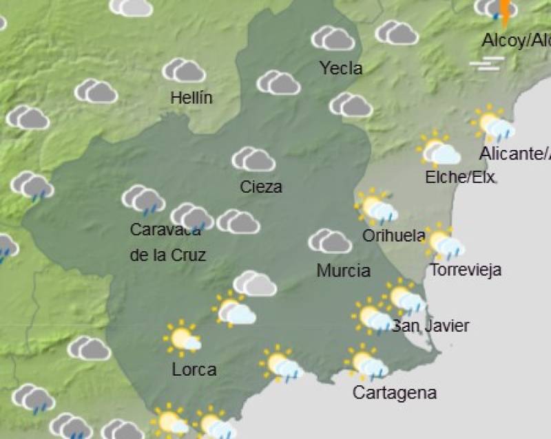Murcia weather forecast Sept 29-Oct 2: Ex-hurricane Gabrielle brings heavy rain and storms before clearing