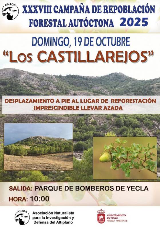 October 19 Reforestation campaign in the Yecla countryside