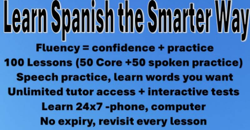 Learning Spanish Online – with a course like no other
