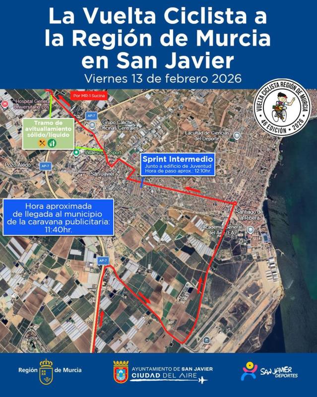 Traffic disruptions across Cartagena this Friday and Saturday due to the Cycling Tour and Carnival