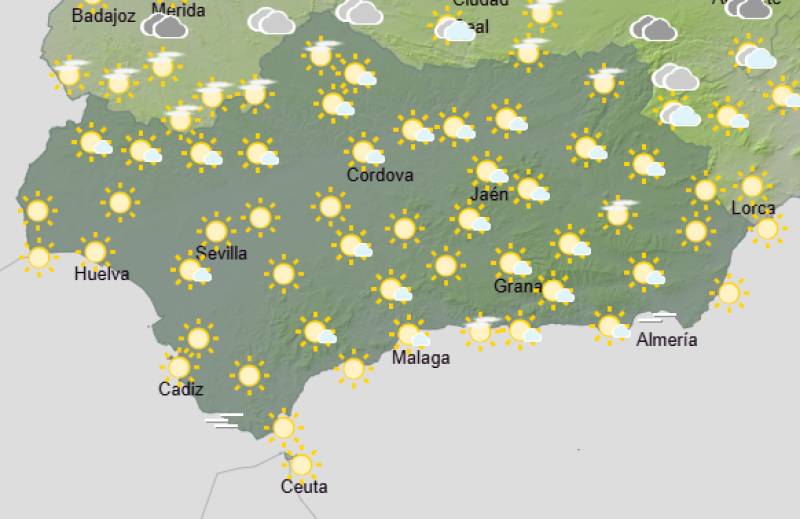 Andalucía weekend weather forecast April 2-5: Perfect Semana Santa sunshine