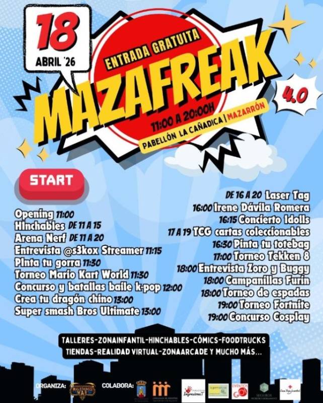 April 18 MazaFreak event in the town of Mazarrón