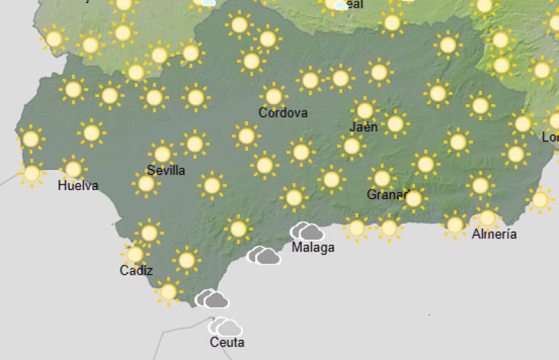Andalucía weekend weather forecast June 11-14: Heat builds with strong winds and some cloud