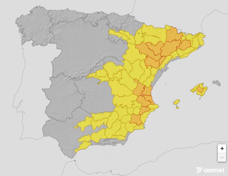 Spain weather forecast July 13-16: Scorching heat takes hold