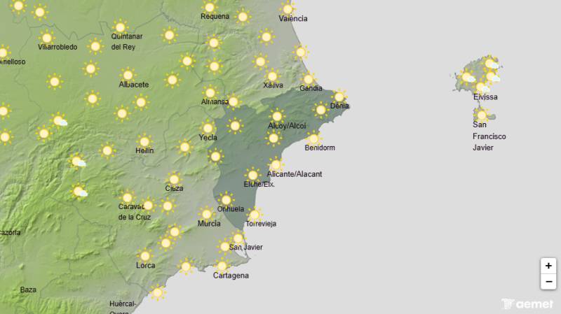 Alicante gets a brief break from intense heat before temperatures climb again: Alicante weather forecast July 27-30
