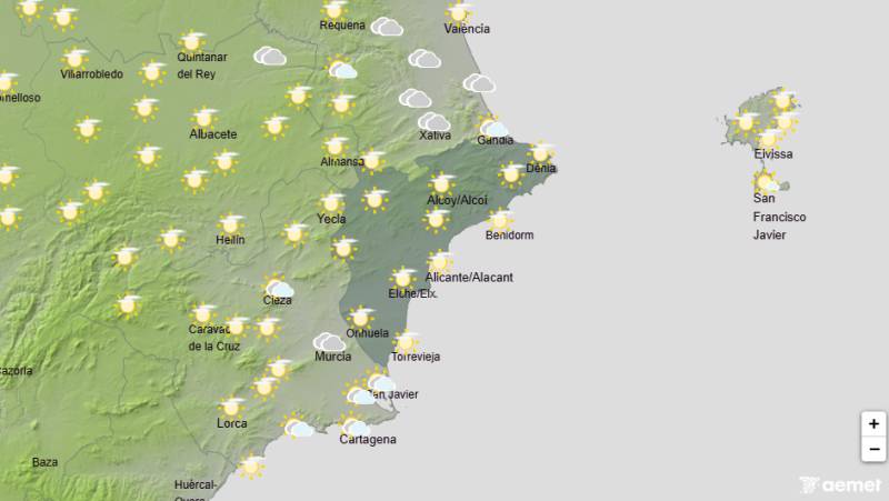 Alicante weekend weather September 24-27: Temperatures keep climbing
