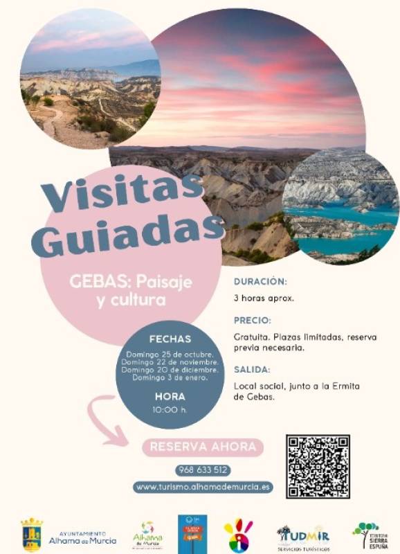 October 25 Free guided tour in Spanish of Gebas in the mountains of Sierra Espuña