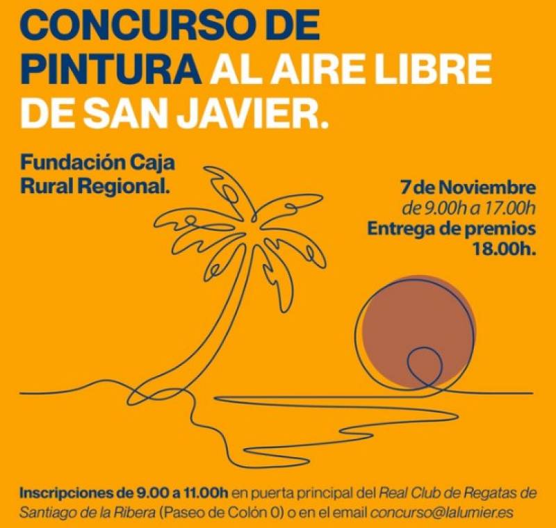 November 7 Open-air painting competition in San Javier