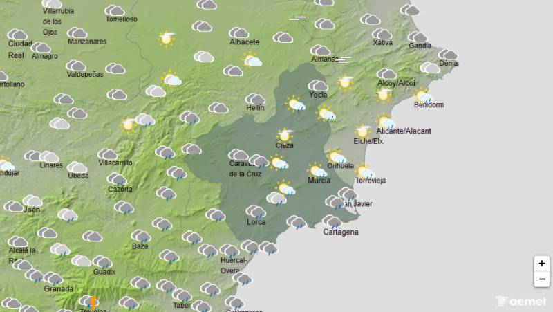 Murcia weather forecast October 19-22: Yellow weather warnings as rain continues after weekend storms